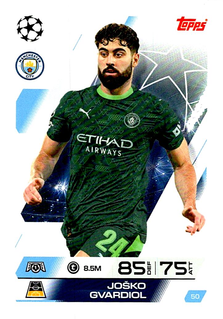 MATCH ATTAX CHAMPIONS LEAGUE 2025/2026 JOSKO GVARDIOL Nº50