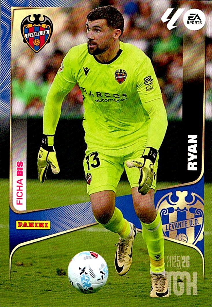 MEGACRACKS 2025/2026 RYAN LEVANTE UD Nº201BIS TERCERA EDICION