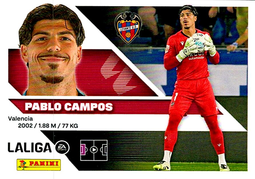 LIGA ESTE 2026/2027  LEVANTE UD PABLO CAMPOS  Nº4