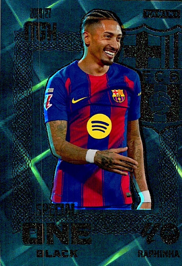 MEGACRACKS 2026/2027 SPECIAL ONE BLACK RAPHINHA FC BARCELONA