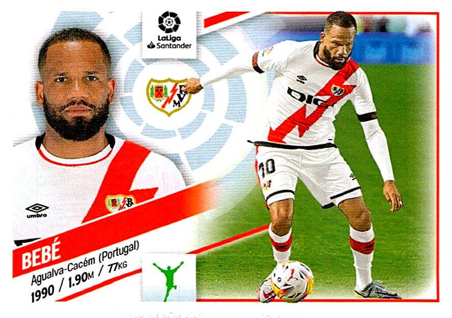 Cromo Liga Este 2022/2023 BEBE RAYO VALLECANO Nº18