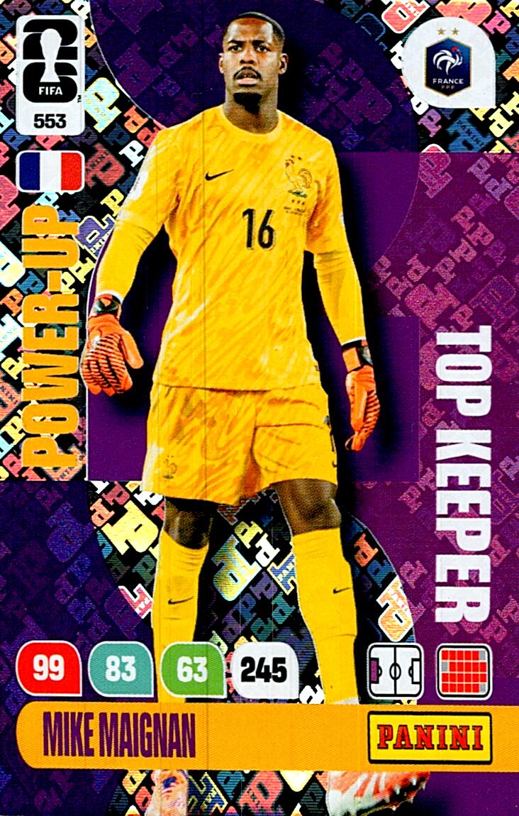 ADRENALYN WORLD CUP 2026 MIKE MAIGNAN TOP KEEPER Nº553