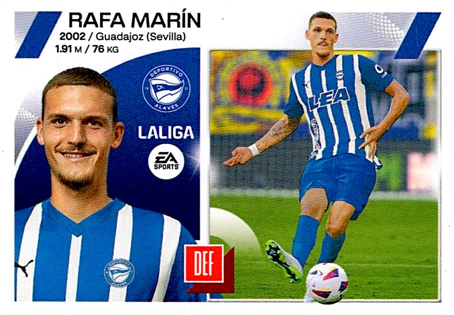 LIGA ESTE 2023/24 RAFA MARIN D. ALAVES Nº6 BIS COLOCA TERCERA EDICION