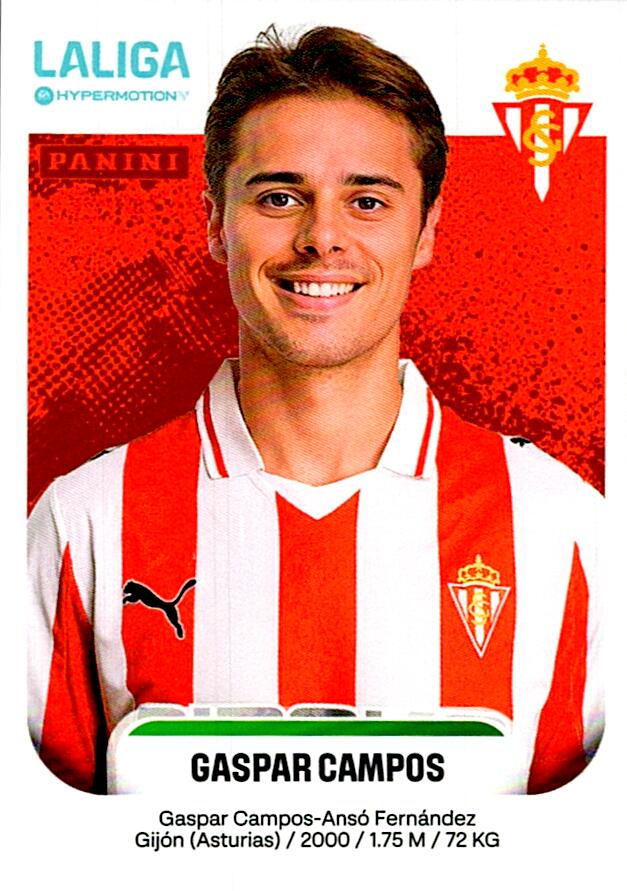 LALIGA HYPERMOTION 2025-26 GASPAR CAMPOS SPORTING Nº377