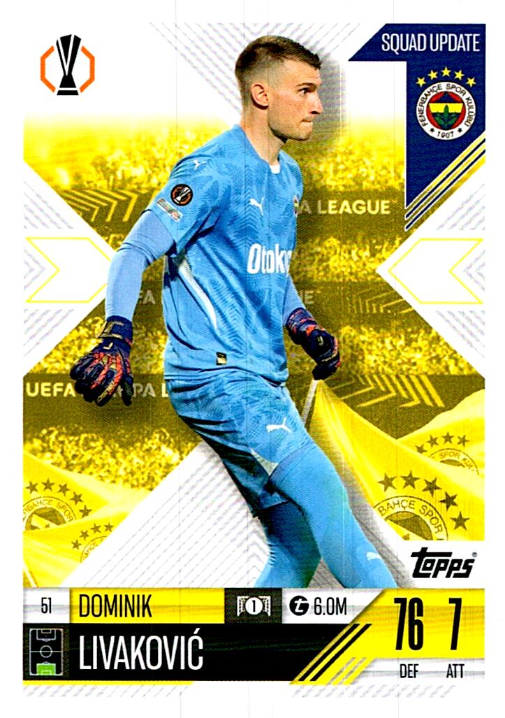 Match Attax Extra 2025 Dominik Livakovic nº51