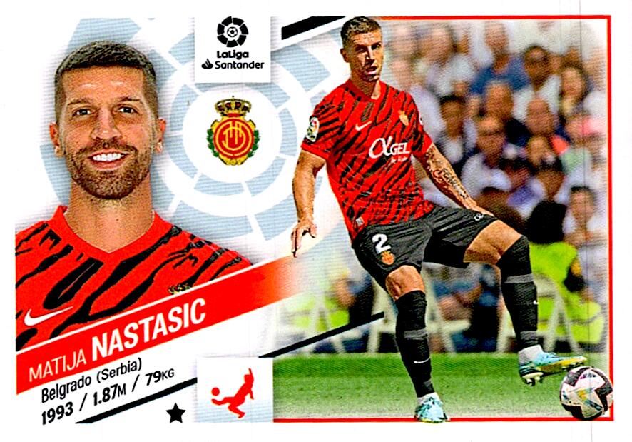 Cromo Liga Este 2022/2023 NASTASIC ULTIMO FICHAJE Nº53 CUARTA EDICION
