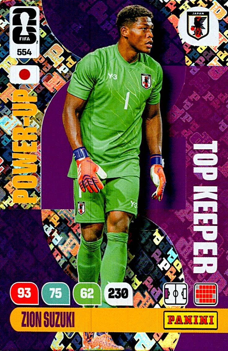 ADRENALYN WORLD CUP 2026 ZION SUZUKI TOP KEEPER Nº554