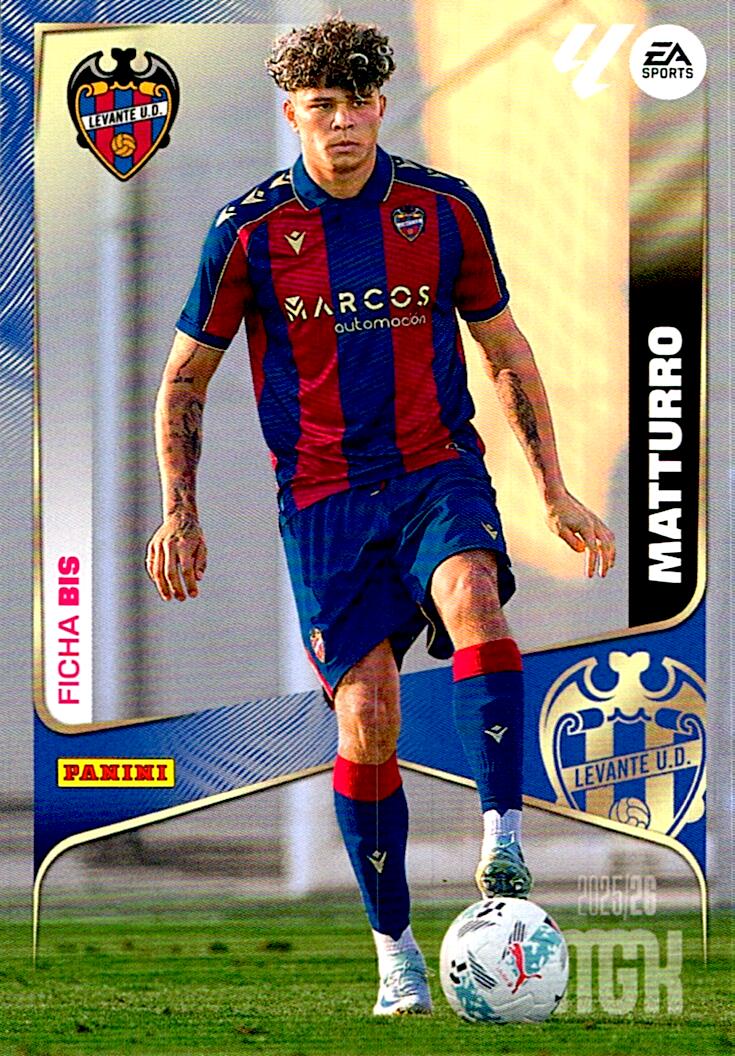 MEGACRACKS 2025/2026 MATTURRO LEVANTE UD Nº204BIS TERCERA EDICION