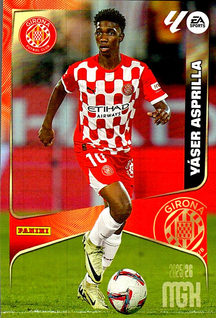 MEGACRACKS 2025/2026 YASER ASPRILLA GIRONA FC Nº195