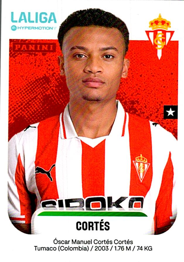 LALIGA HYPERMOTION 2025-26 CORTES SPORTING Nº378