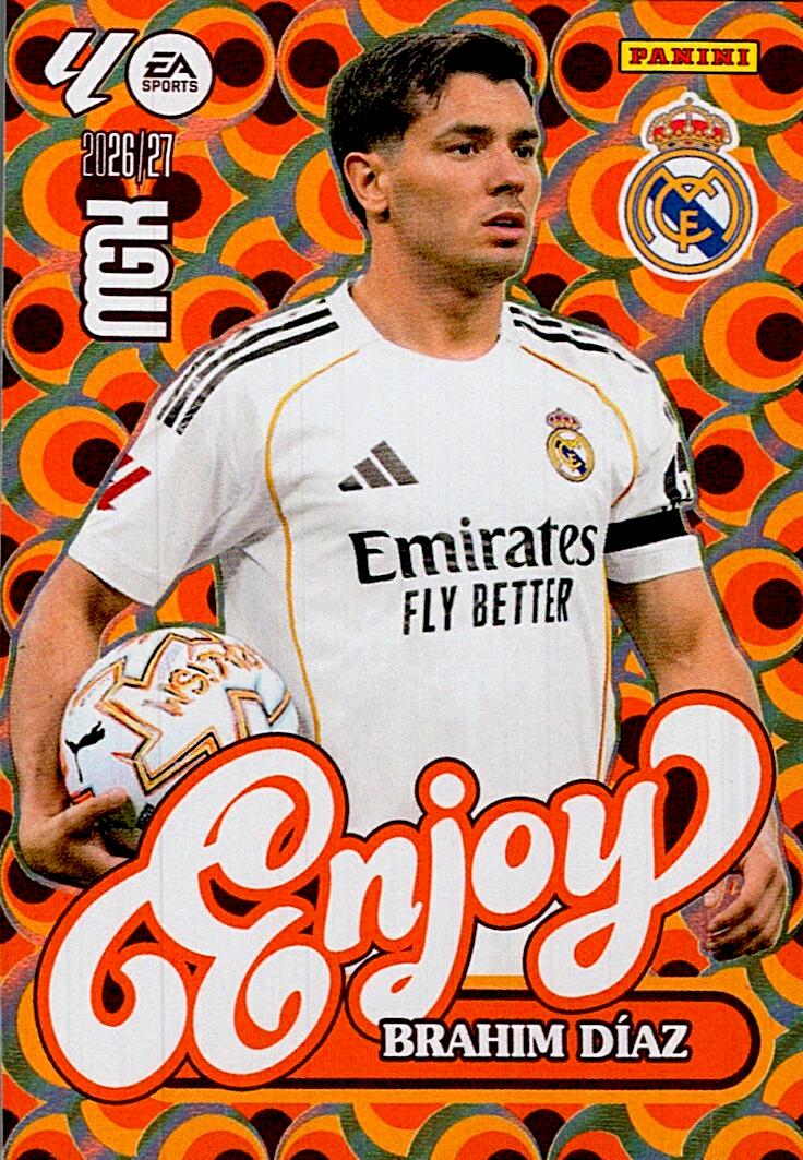 MEGACRACKS 2026/2027 ENJOY BRAHIM DÍAZ REAL MADRID Nº380