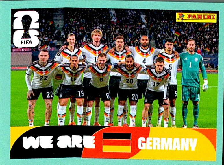 STICKERS FIFA WORLD CUP 2026 ALINEACION NºGER 13