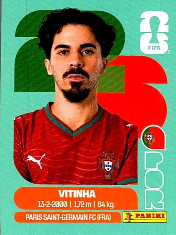 STICKERS FIFA WORLD CUP 2026 VITINHA NºPOR 12