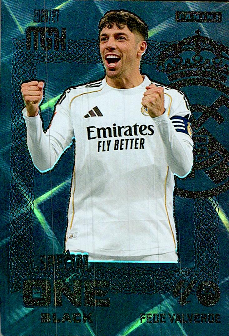 MEGACRACKS 2026/2027 SPECIAL ONE BLACK FEDE VALVERDE REAL MADRID