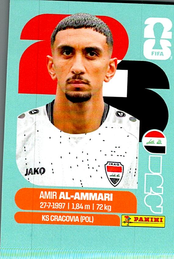 STICKERS FIFA WORLD CUP 2026 AMIR AL-AMMARI NºIRQ 10