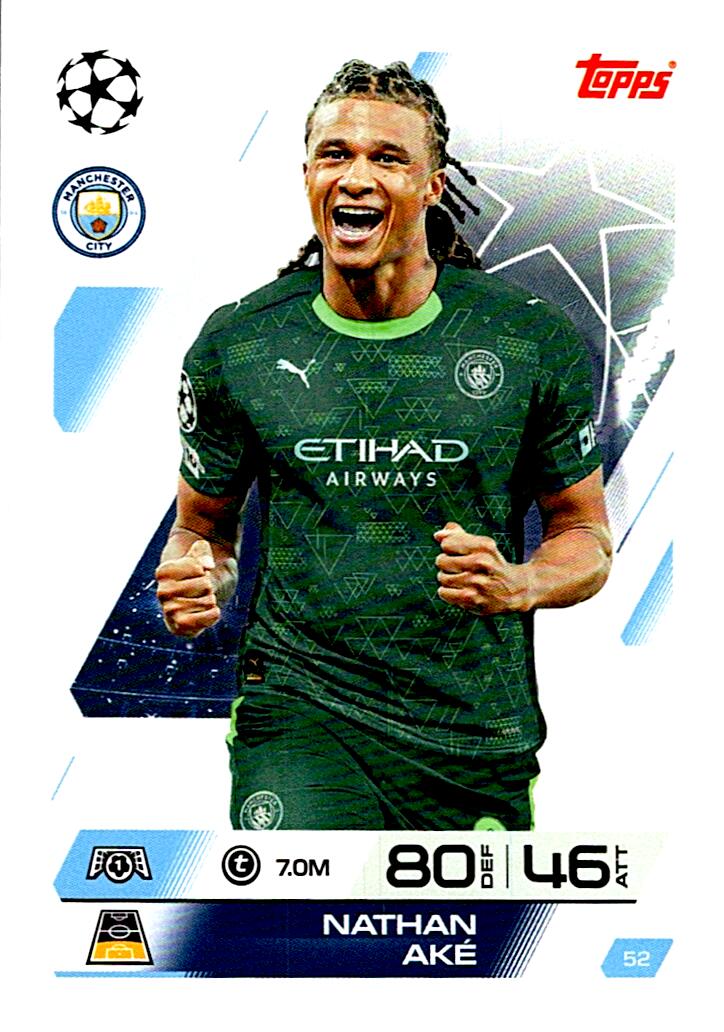 MATCH ATTAX CHAMPIONS LEAGUE 2025/2026 NATHAN AKE Nº52