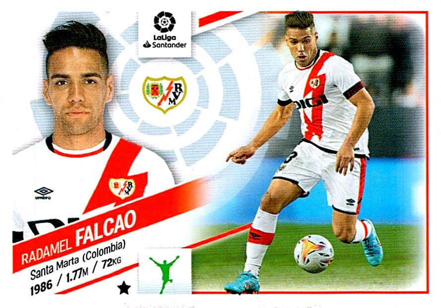 Cromo Liga Este 2022/2023 FALCAO RAYO VALLECANO Nº20