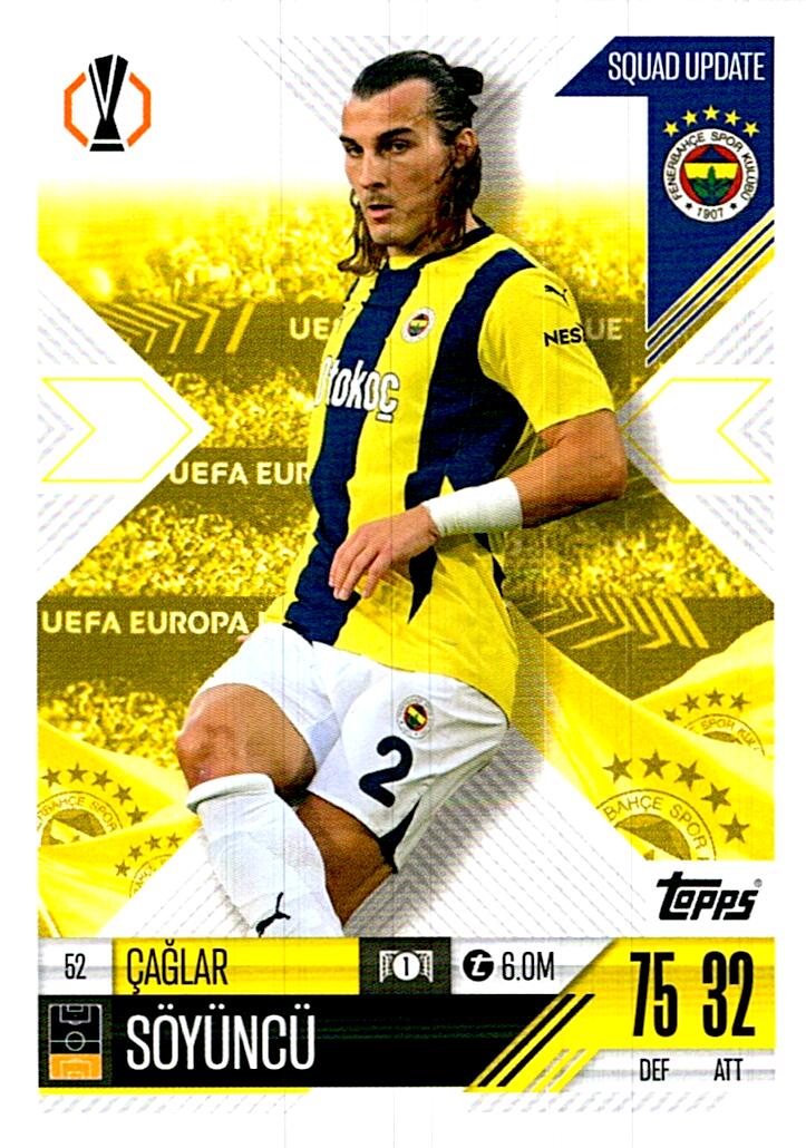 Match Attax Extra 2025 Caglar Söyüncü nº52