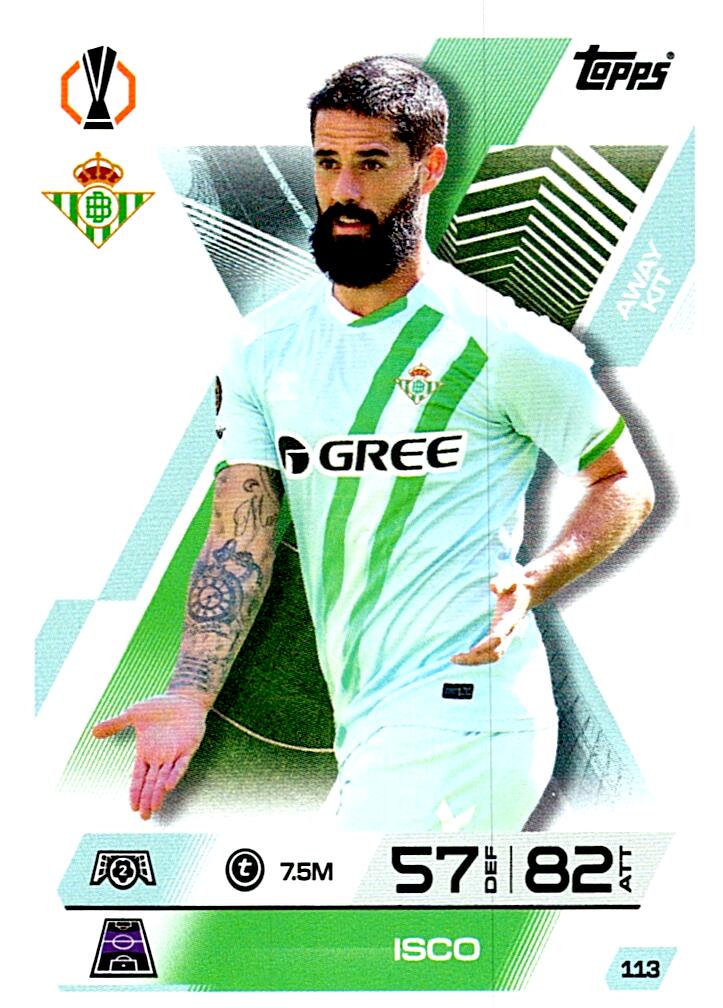 TOPPS MATCH ATTAX EXTRA 2025/26 ISCO Nº113