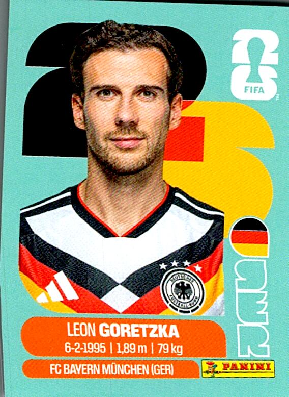 STICKERS FIFA WORLD CUP 2026 LEON GORETZKA NºGER 14
