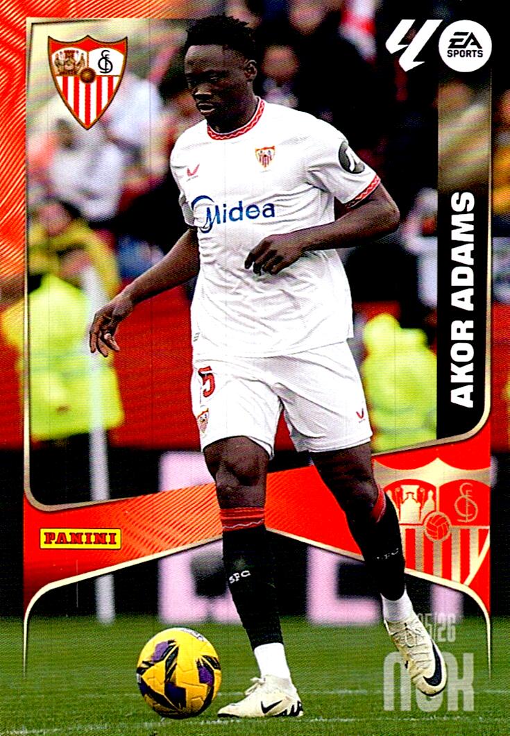 MEGACRACKS 2025/2026 AKOR ADAMS SEVILLA FC Nº342