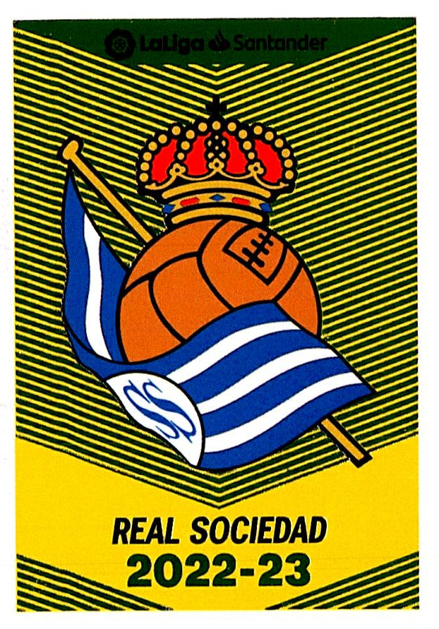 Cromo Liga Este 2022/2023 ESCUDO REAL SOCIEDAD Nº1