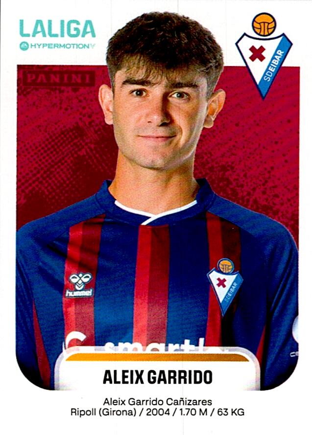 LALIGA HYPERMOTION 2025-26 ALEIX GARRIDO EIBAR Nº202B