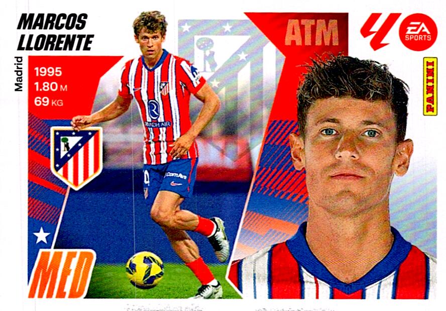 LIGA ESTE 2025/2026 ATLÉTICO DE MADRID MARCOS LLORENTE Nº11