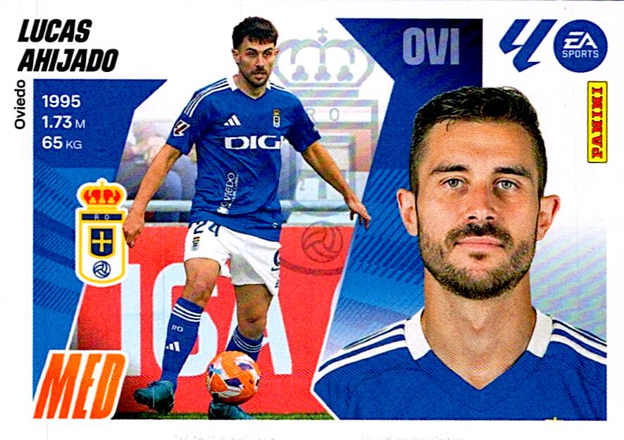 LIGA ESTE 2025/2026 REAL OVIEDO LUCAS AHIJADO Nº16B