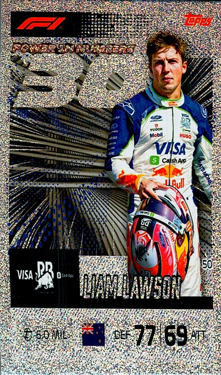 TURBO ATTAX FORMULA 1 2026 LIAM LAWSON Nº50