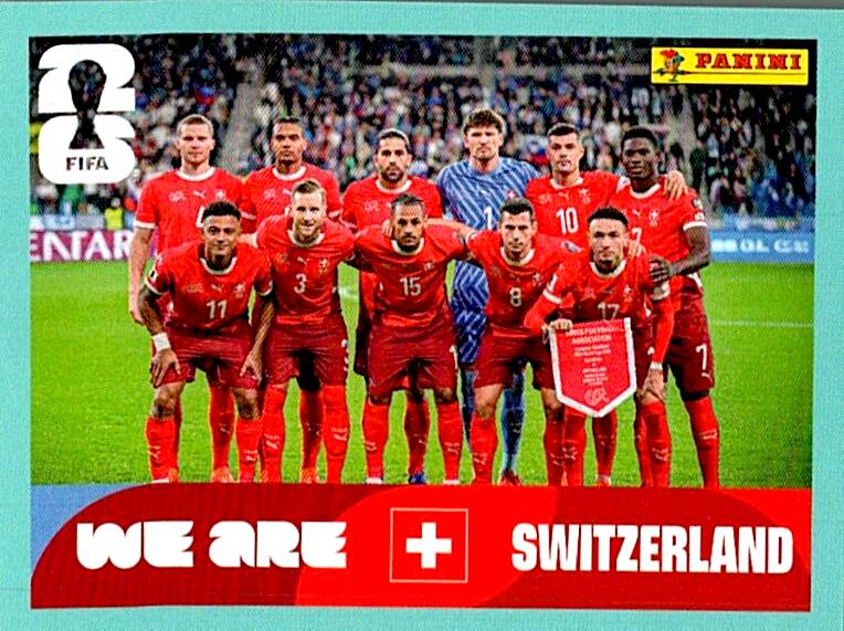 STICKERS FIFA WORLD CUP 2026 ALINEACION NºSUI 13