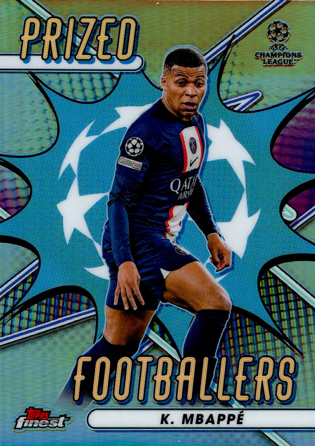 TOPPS FINEST UCL 2022/2023 MBAPPE NºPF-17