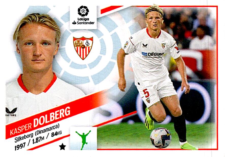 Cromo Liga Este 2022/2023 DOLBERG ULTIMO FICHAJE Nº55 CUARTA EDICION