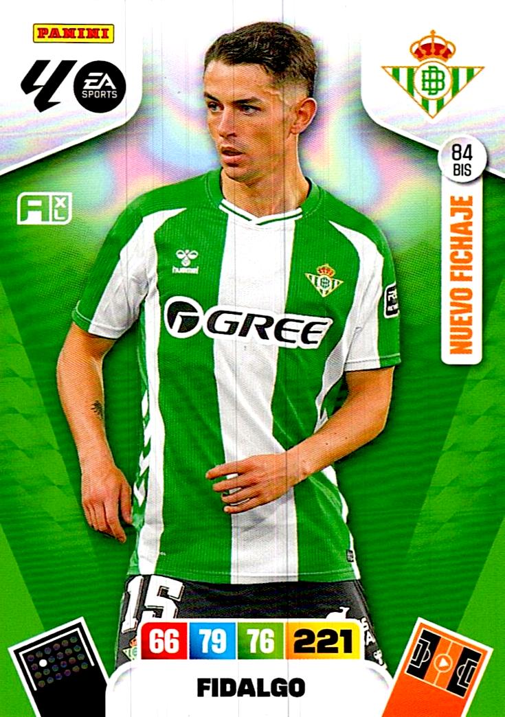 ADRENALYN LA LIGA 2025/2026 FIDALGO NUEVO FICHAJE Nº84 BIS