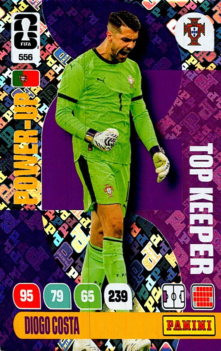 ADRENALYN WORLD CUP 2026 DIOGO COSTA TOP KEEPER Nº556