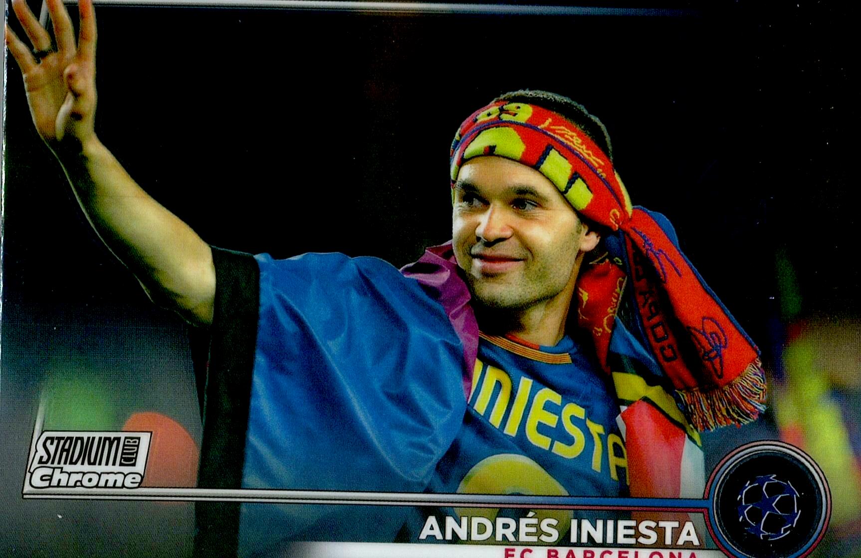 TOPPS STADIUM CHROME UCL 2022/2023 ANDRÉS INIESTA Nº84