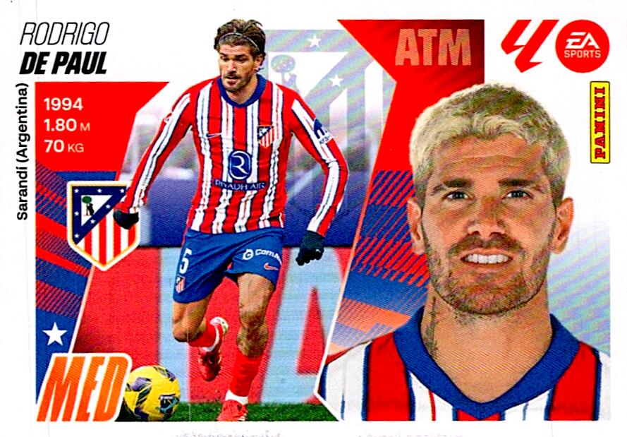 LIGA ESTE 2025/2026 ATLÉTICO DE MADRID DE PAUL Nº12