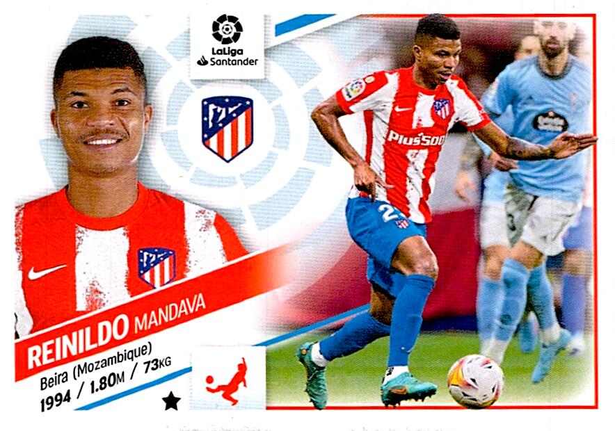 Cromo Liga Este 2022/2023 REINILDO ATLETICO DE MADRID Nº10
