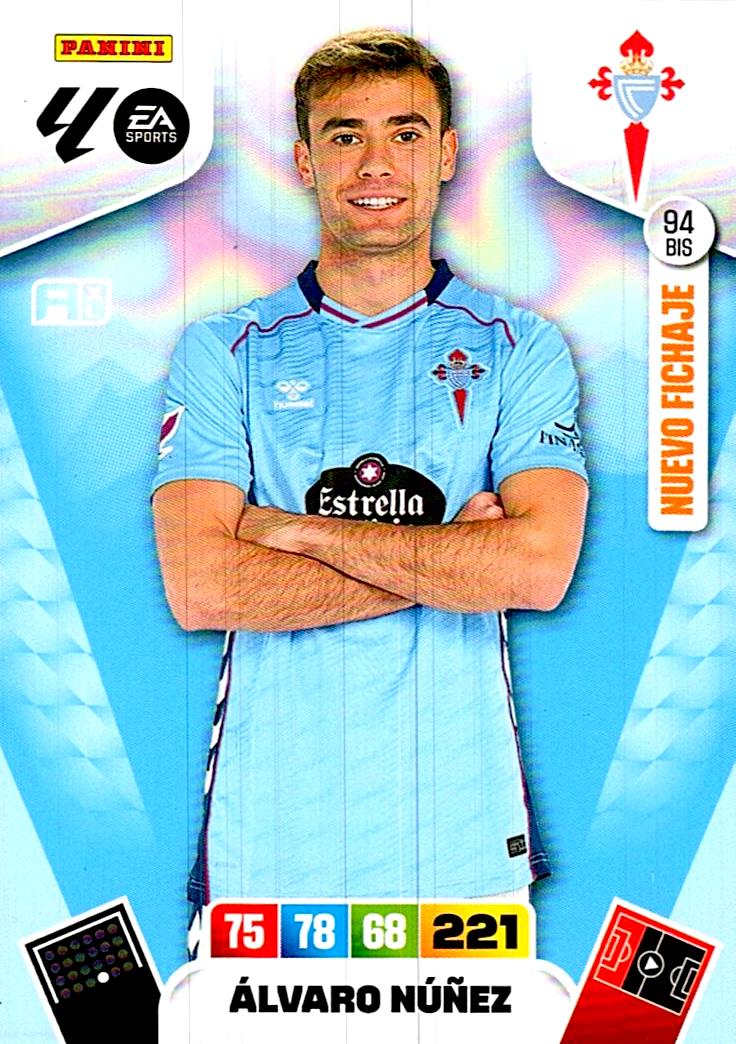 ADRENALYN LA LIGA 2025/2026 ALVARO NUÑEZ NUEVO FICHAJE Nº94 BIS