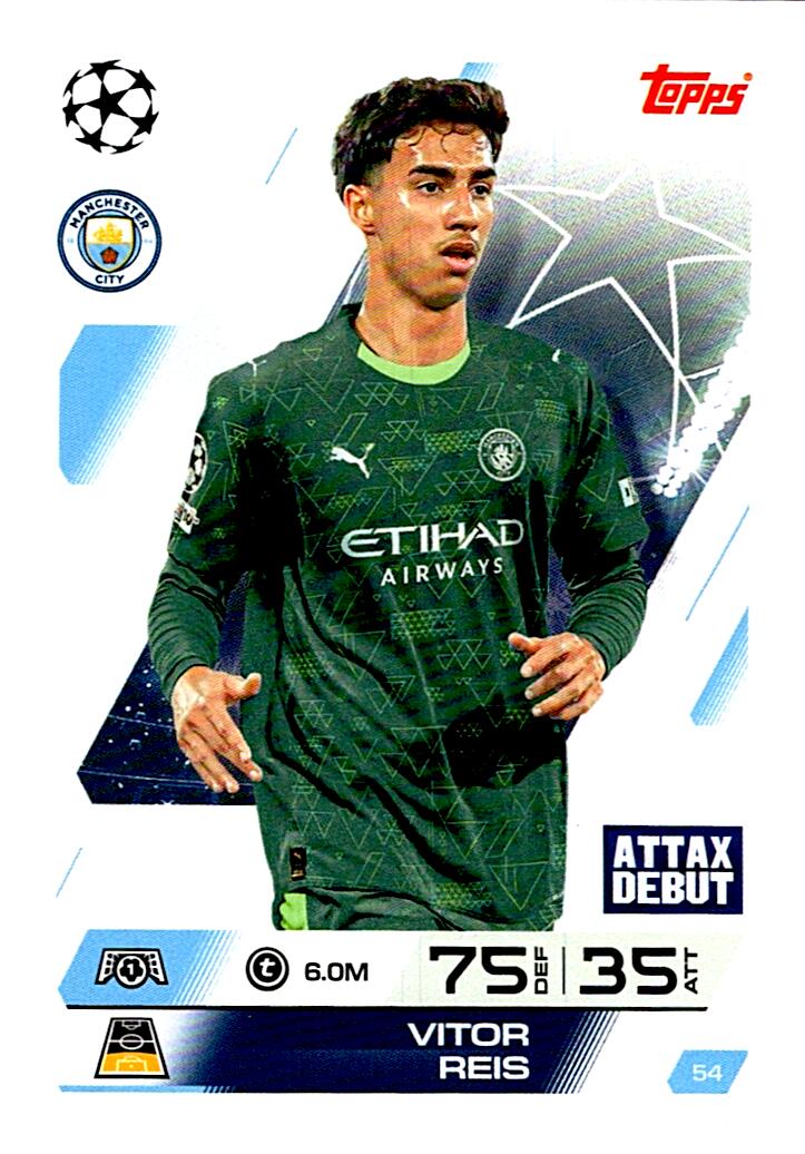 MATCH ATTAX CHAMPIONS LEAGUE 2025/2026 VITOR REIS Nº54