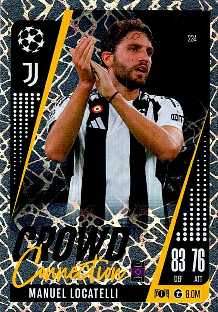 Match Attax Extra 2025 Manuel Locatelli Crowd Connection nº234