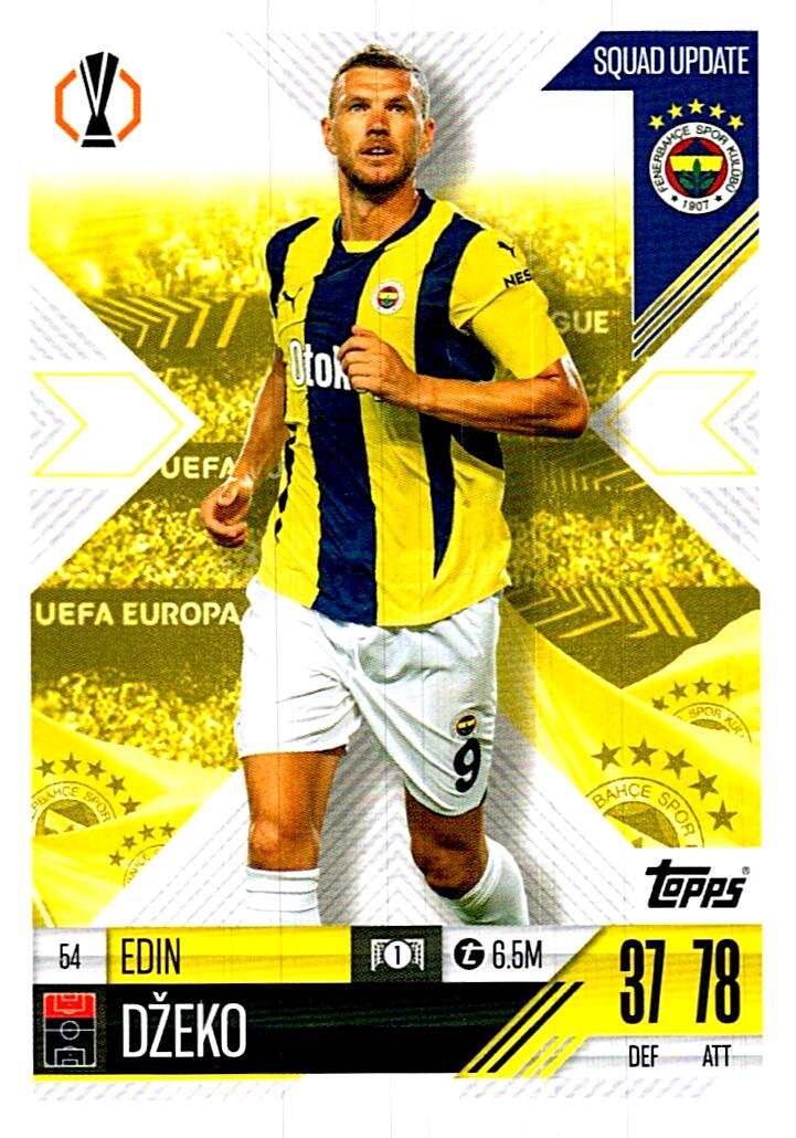 Match Attax Extra 2025 Edin Dzeko nº54