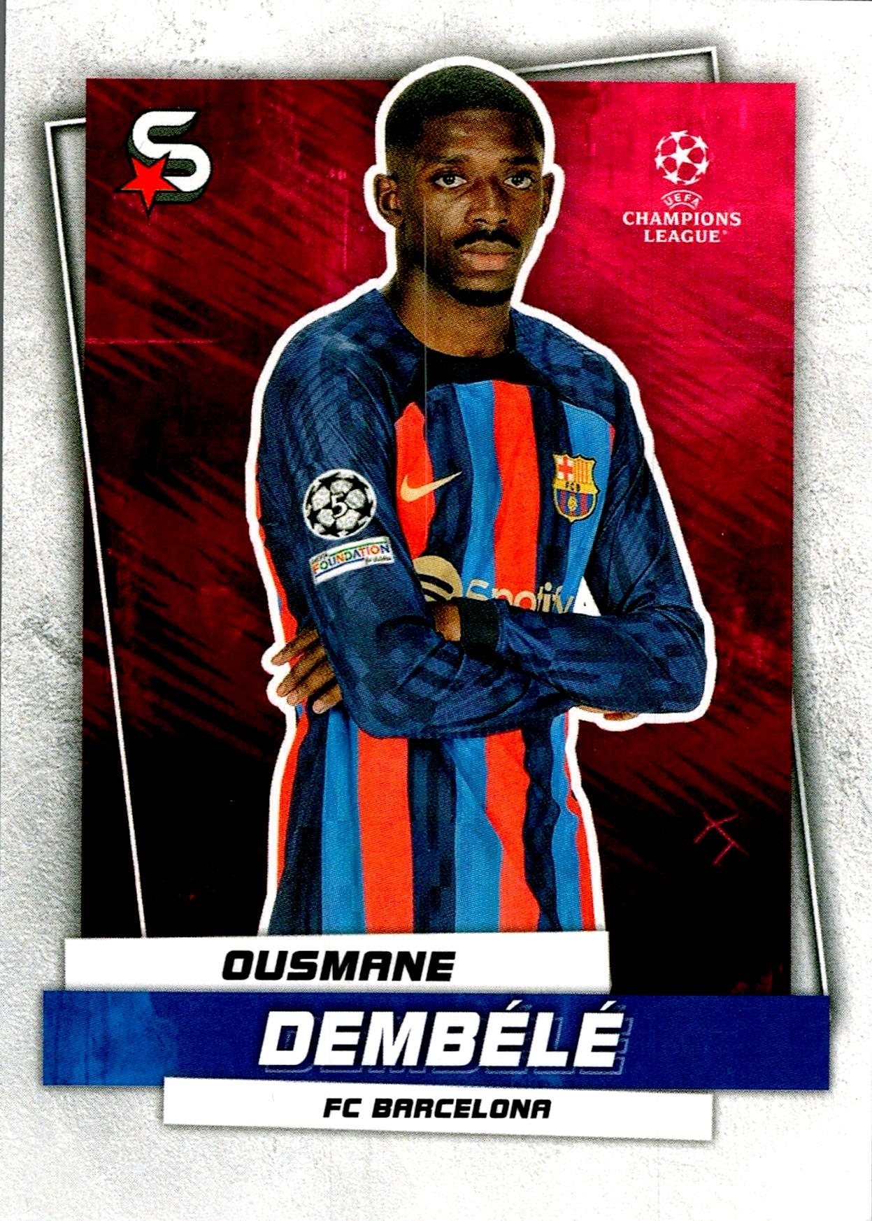 TOPPS SUPER STARS 2022/2023 OUSMANE DEMBÉLÉ Nº53