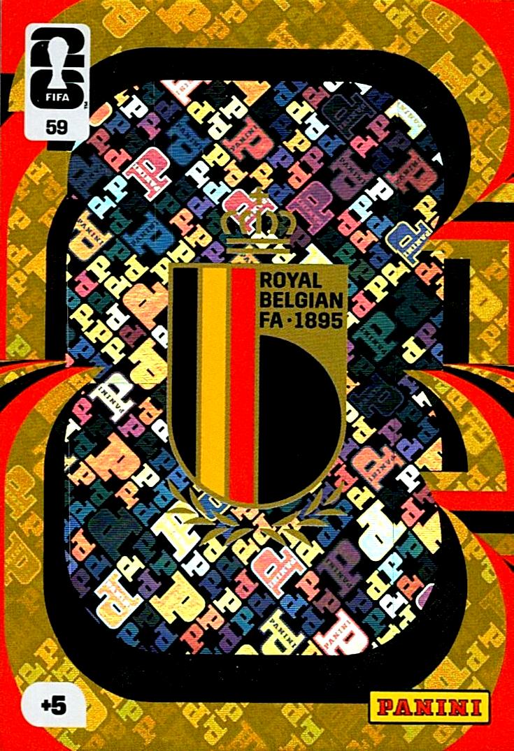 ADRENALYN WORLD CUP 2026 ESCUDO BELGIUM Nº59