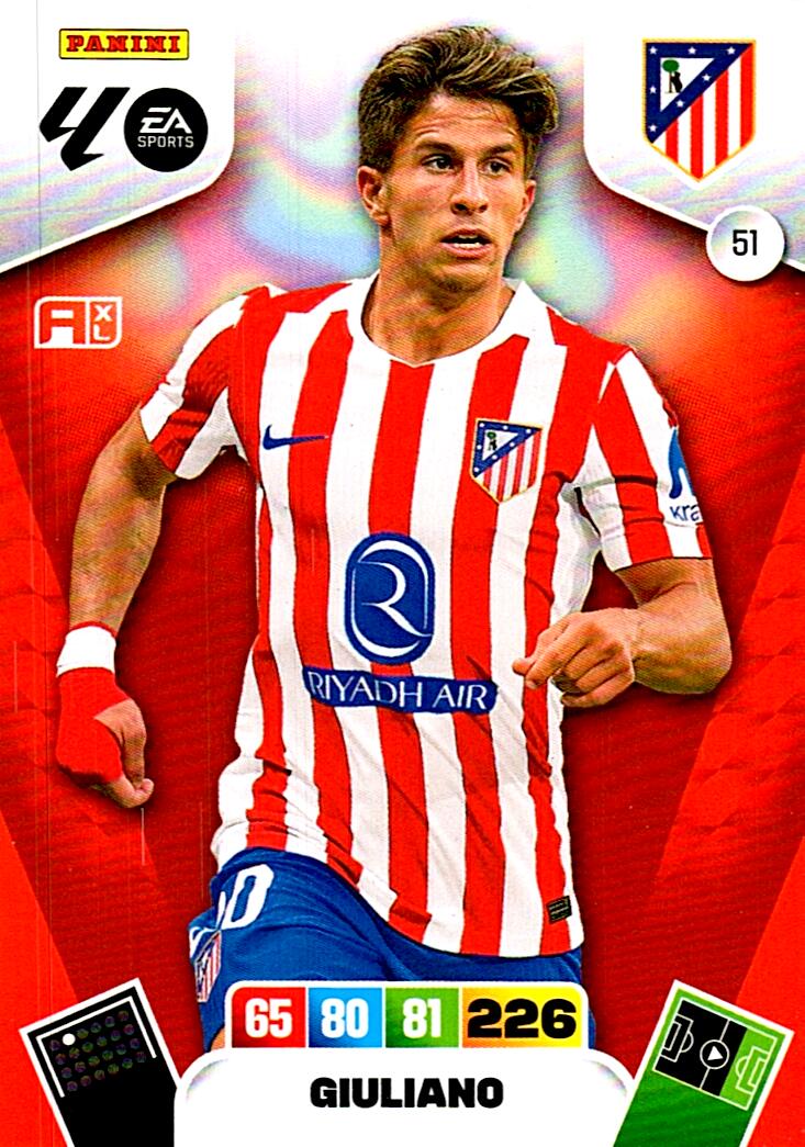 ADRENALYN LA LIGA 2025/2026 GIULIANO ATLETICO DE MADRID Nº51