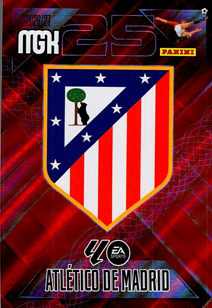 MEGACRACKS 2026/2027 ESCUDO ATLÉTICO DE MADRID Nº55