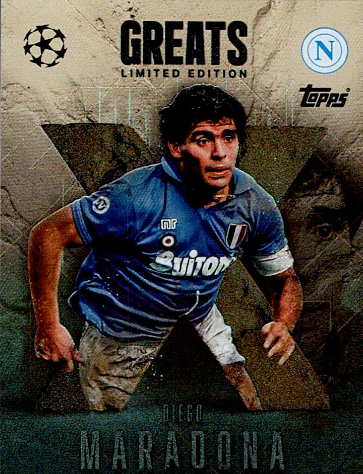 TOPPS MATCH ATTAX EXTRA 2025/26 DIEGO MARADONA GREATS LIMITED EDITION NºLE XG4