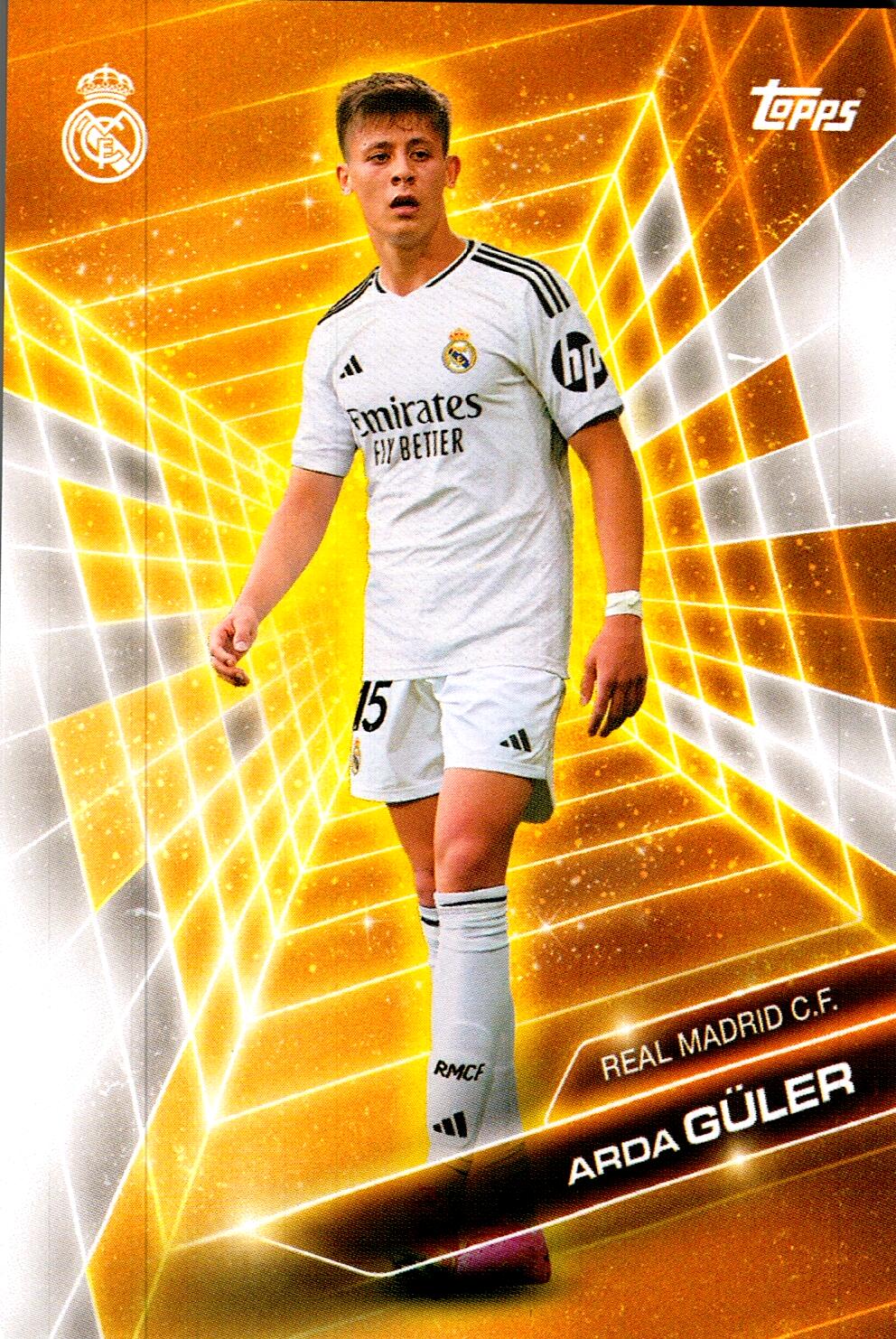 FAN SET REAL MADRID 2024/25 ARDA GÜLER GOLDEN FUTURE NºGF-3