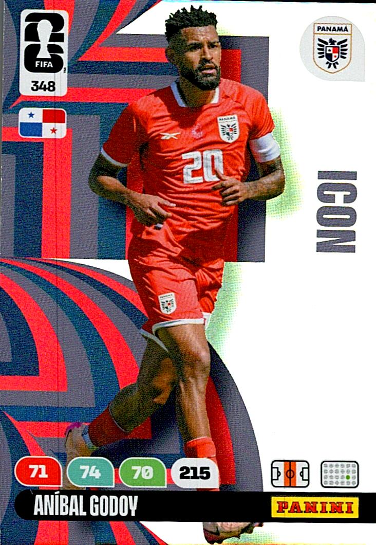 ADRENALYN WORLD CUP 2026 ANIBAL GODOY PANAMA ICON Nº348