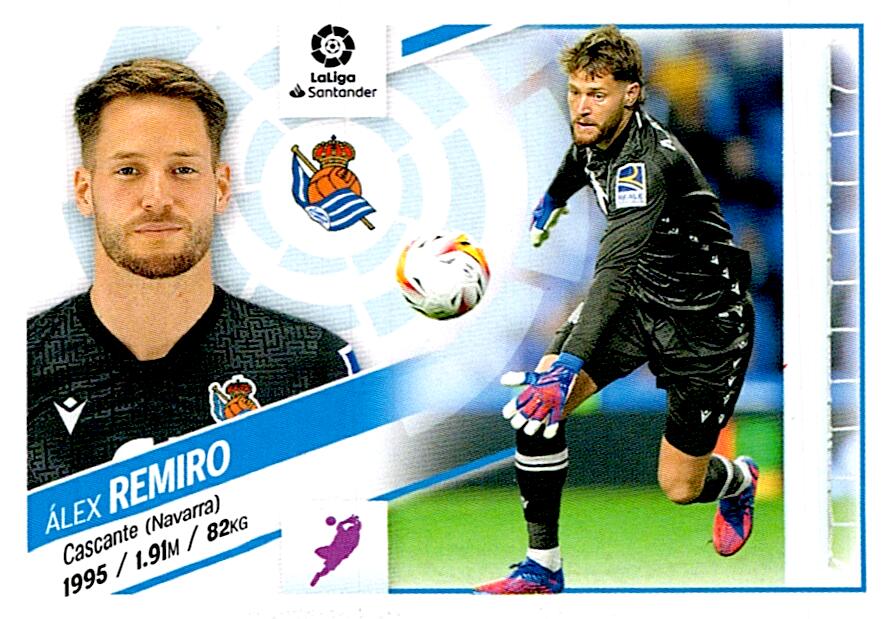Cromo Liga Este 2022/2023 REMIRO REAL SOCIEDAD Nº3